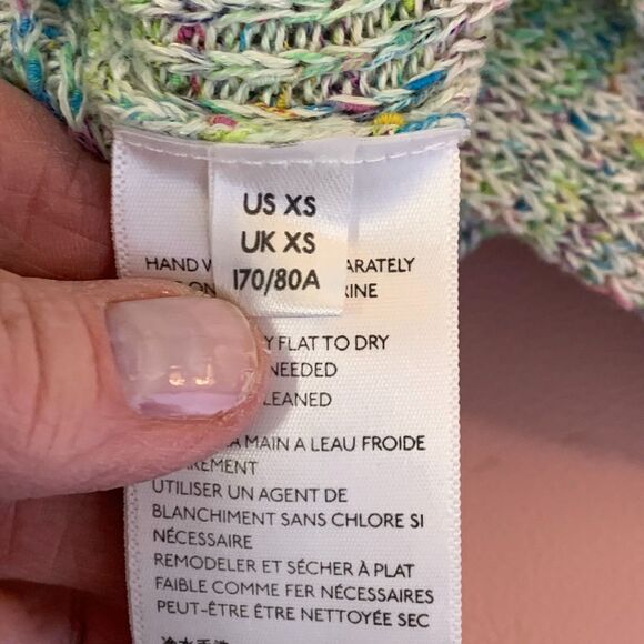 Free People Womens Prism Pullover Space Dye Sweater Cropped Beach Oversized Boho - Picture 3 of 16